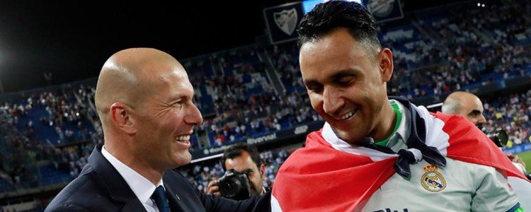 Keylor Navas tiene un Dios: se llama Zidane