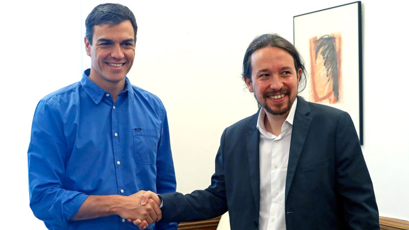 Sánchez cede a las exigencias de Iglesias y piden la comparecencia de Rajoy