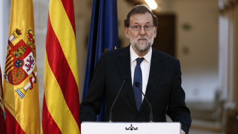 Mariano Rajoy apela al sentido común en Cataluña