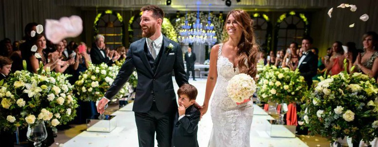 Messi y Antonella se casan en la fiesta de Rosario