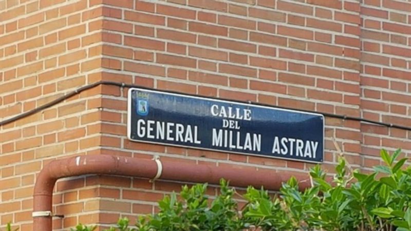 El Gobierno de Carmena, obligado a mantener la calle General Millán Astray