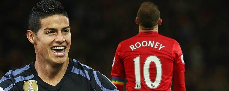 El Manchester United quiere a James como sustituto de Rooney
