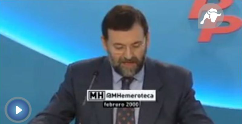Mariano Rajoy comparece para explicar los gastos de campaña en el año 2000 | MALDITA HEMEROTECA