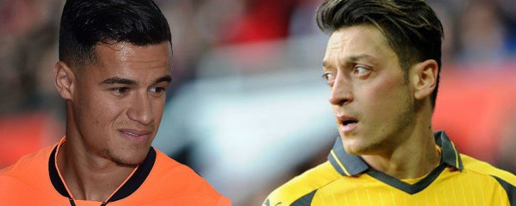 El Barça medita el fichaje de Özil como alternativa a Coutinho