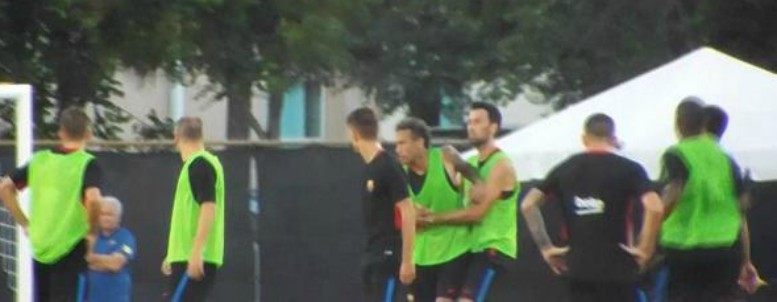 Neymar abandona el entrenamiento del Barça tras pelearse con Semedo