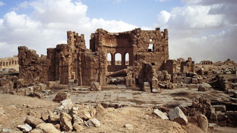 El Estado Islámico minó la antigua ciudad siria de Resafa