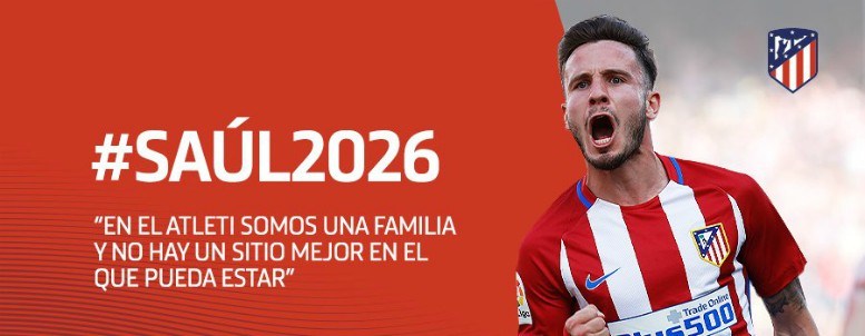 Saúl renueva hasta 2026 en una apuesta clara del Atlético por la cantera