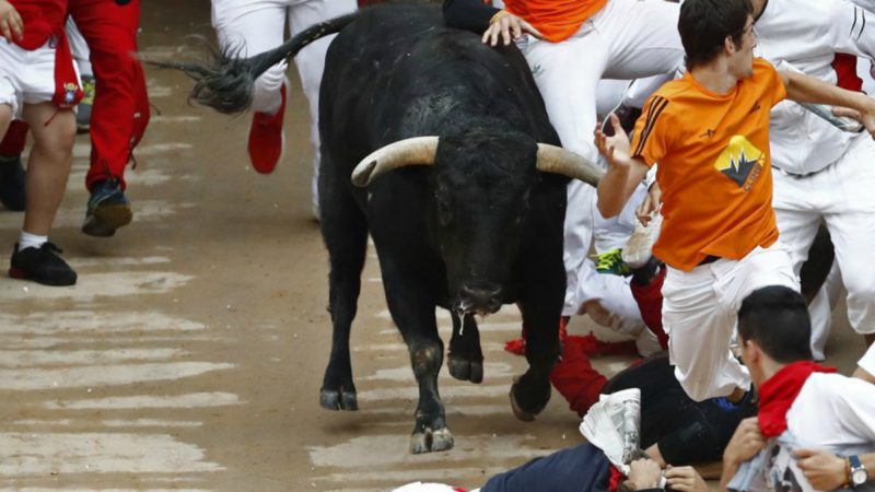 Los toros de Jandilla vuelan en Pamplona