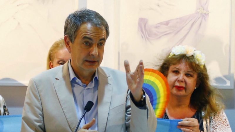 La caja 'B' del PSPV-PSOE financió tres actos de Zapatero en Valencia