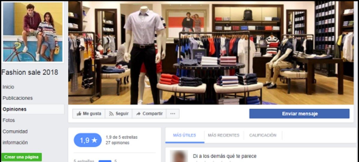 Detectadas tiendas online fraudulentas que ofrecen descuentos de grandes marcas