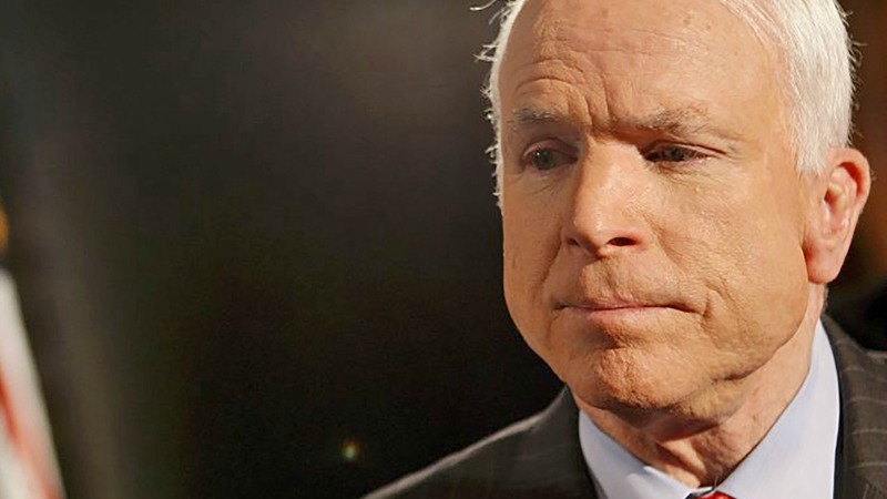 El senador republicano John McCain