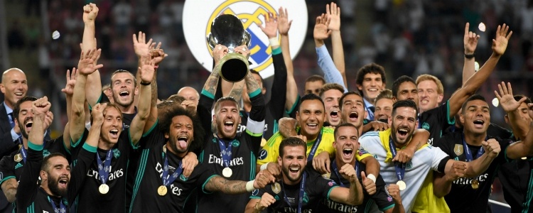 Casemiro y Marcelo le dan al Real Madrid su cuarta Supercopa de Europa