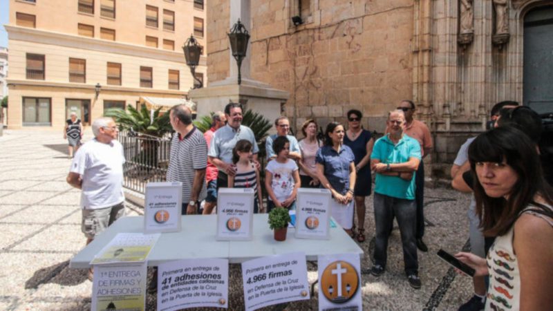 Alicante deniega la subvención a Callosa de Segura para retirar la Cruz