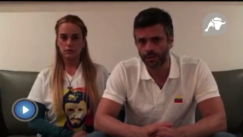 Leopoldo López dejó grabado este vídeo para publicarlo si volvía a prisión