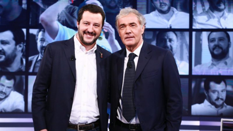 Berlusconi señala a Salvini: 'Sería un gran ministro de Interior'