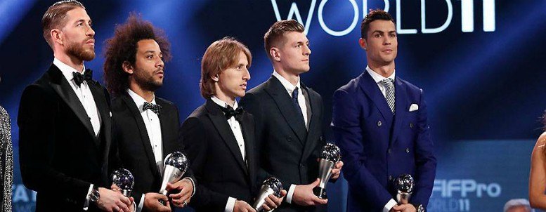 El Real Madrid tiene siete nominados al premio FIFA The Best