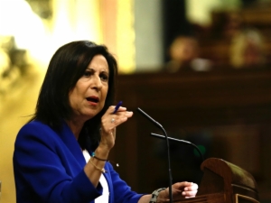 La portavoz socialista, Margarita Robles, durante su réplica al presidente del Gobierno en el Congreso | CONGRESO