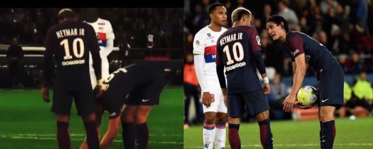 Bronca entre Neymar y Cavani por tirar las faltas y los penaltis