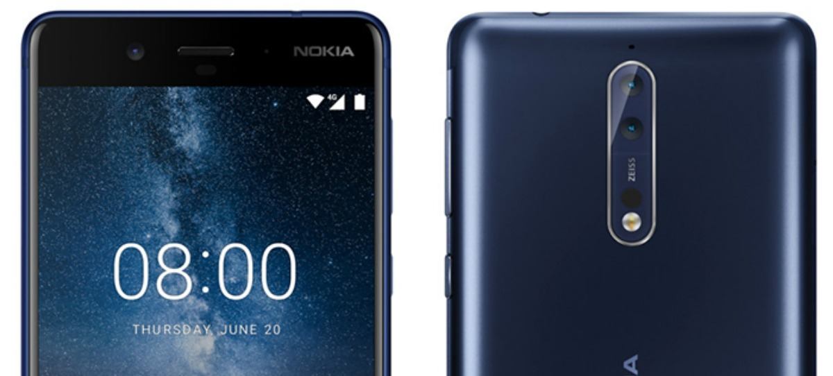 Ya disponible el nuevo Nokia 8, por 599 euros