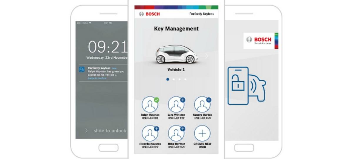 Bosch lanza una app que convierte el smartphone en la llave del coche