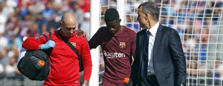 Dembélé hace saltar las alarmas: Lesión en el isquiotibial izquierdo