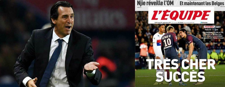 Neymar y Cavani ponen en evidencia la autoridad de Emery en el PSG