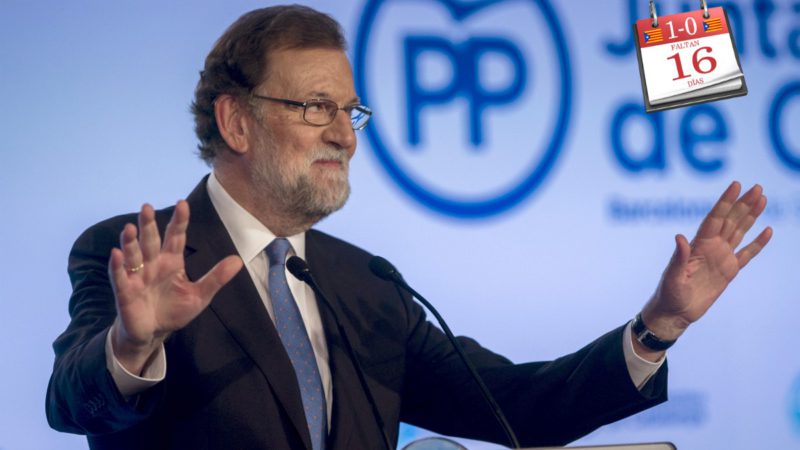 Rajoy, al separatismo: ‘Nos van a obligar a lo que no queremos llegar’