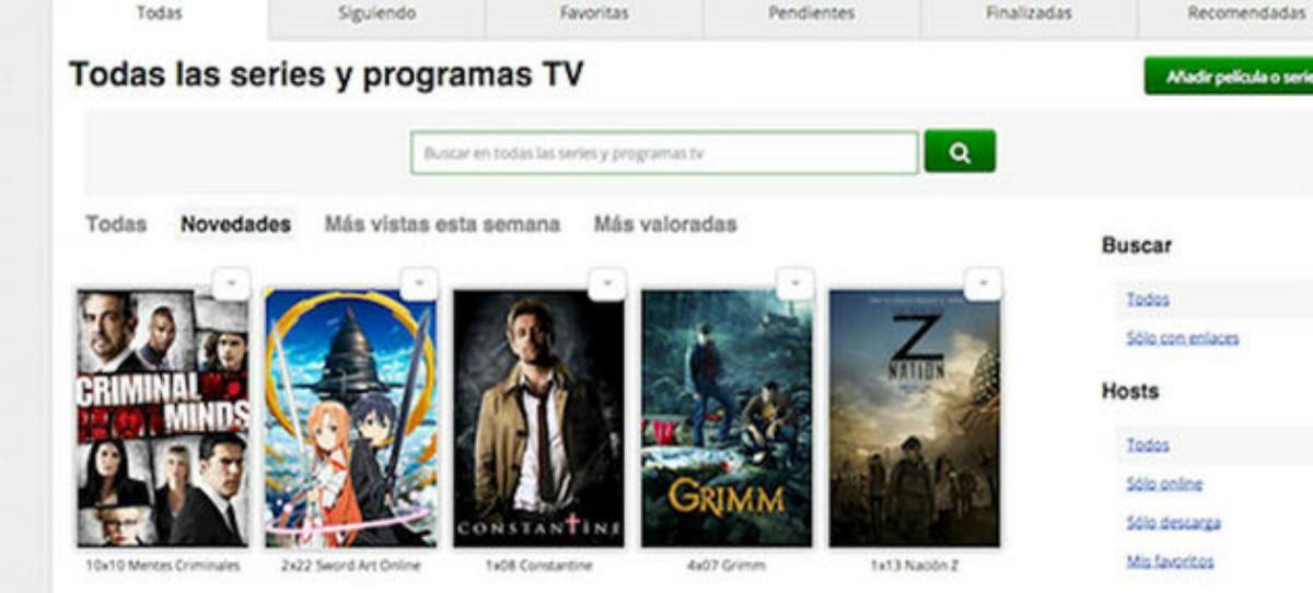 Mejores alternativas a Pordede