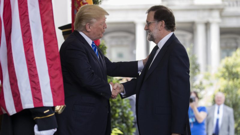 Mariano Rajoy y Donald Trump