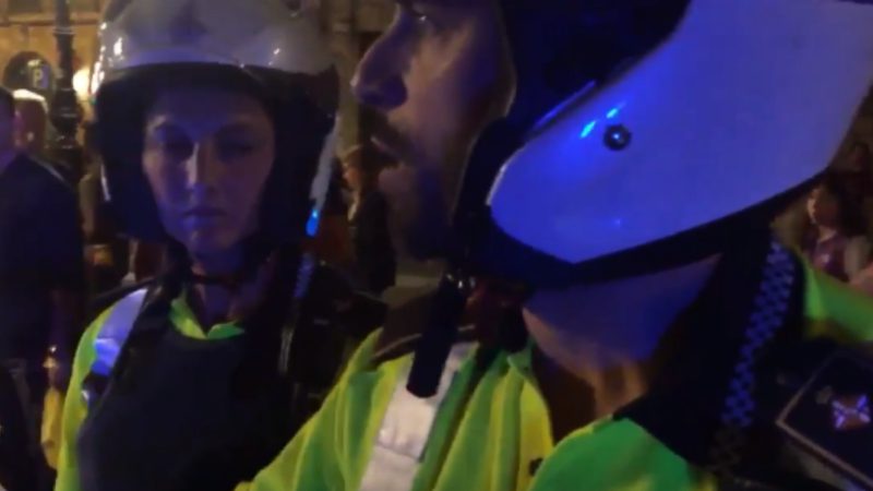 El acoso nacionalista a la Guardia Urbana en Barcelona