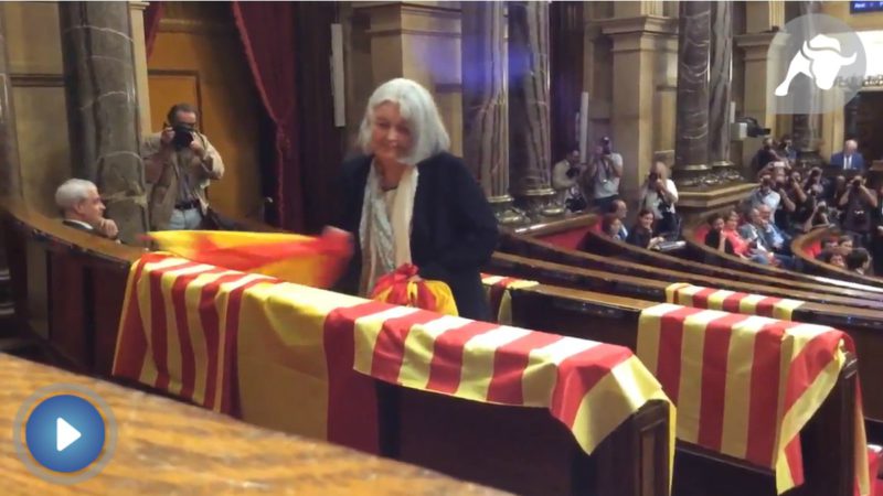 Una diputada 'morada': 'El presidente de la República catalana es Puigdemont'