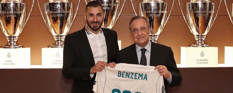 Florentino Pérez defiende a Benzema: “Es una mezcla entre Zidane y Ronaldo”