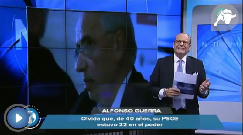 'Alfonso Guerra olvida que, de 40 años, su PSOE estuvo 22 en el poder'