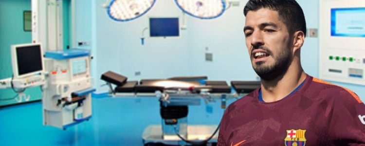 Luis Suárez, al borde del quirófano por un quiste en la rodilla