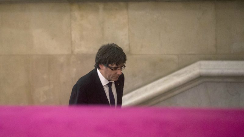 Puigdemont reclama a la UE que apadrine el 'procés'