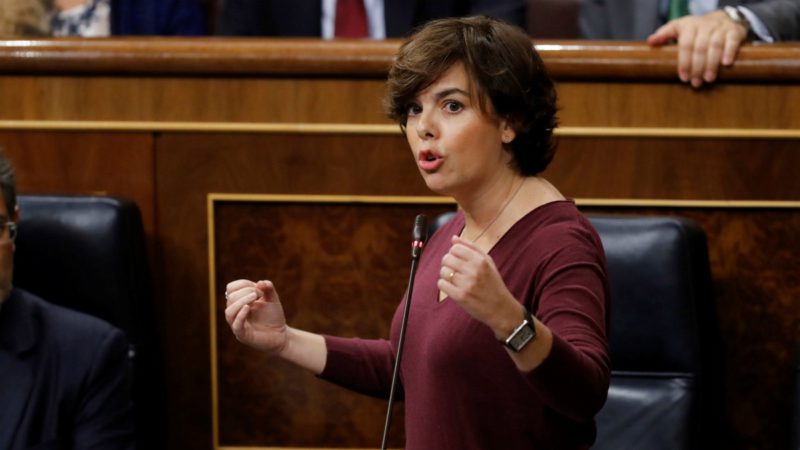 Soraya, al Congreso para hablar de la 'injerencia rusa' desmentida por el CNI