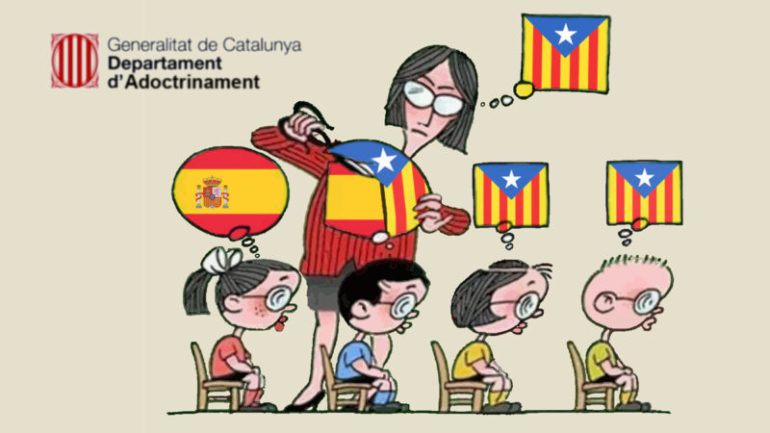 El 'procés' sigue: denuncian nuevos casos de adoctrinamiento en Cataluña
