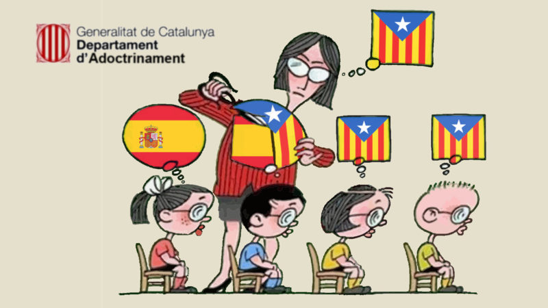 La Generalitat del 155 acosa a un profesor por dar clases en castellano