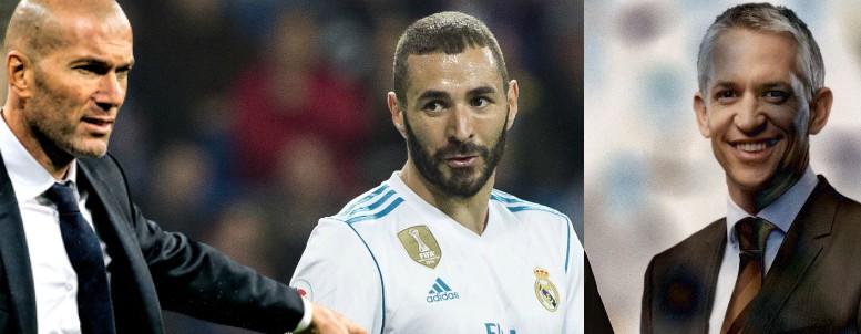 El Real Madrid activa la defensa sobre Benzema…¡Y Lineker ataca a Zidane!
