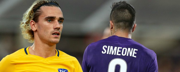 Gio Simeone lleva los mismos goles que Griezmann en menos minutos