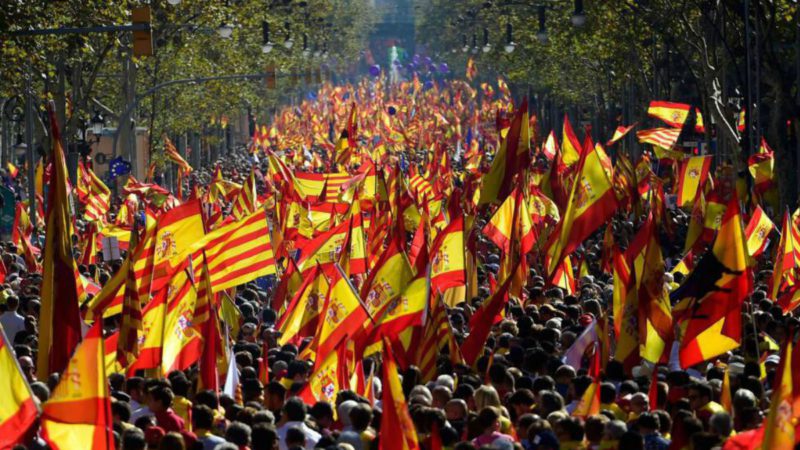 Más de un millón de personas se manifiestan por España en Barcelona