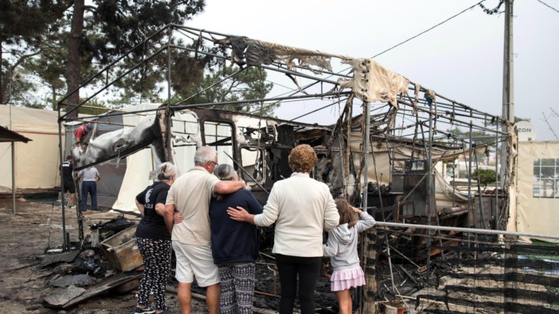 Al menos 31 muertos en los incendios del centro y norte de Portugal