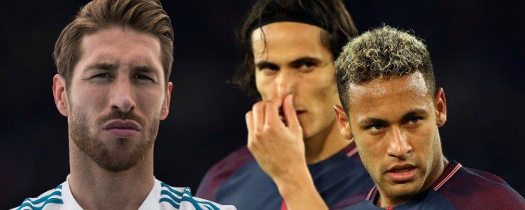 Sergio Ramos ve imposible en el Real Madrid una pelea como la de Neymar y Cavani