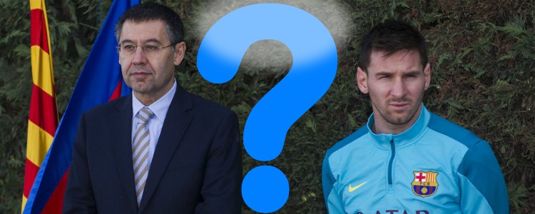Messi hace sufrir a Bartomeu con la foto de la renovación hasta final de año