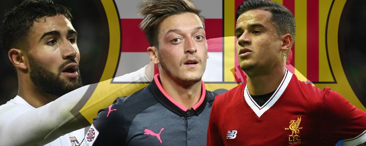 Fichajes Barça: Özil y Fekir por si falla Coutinho