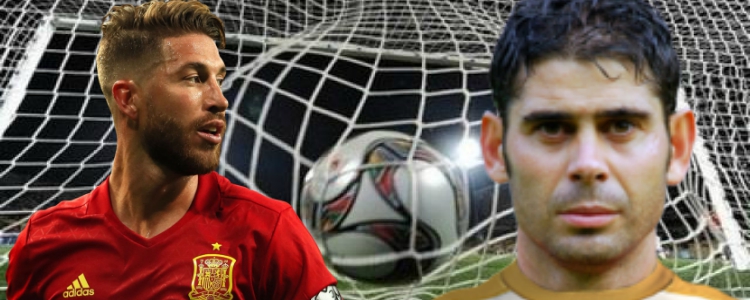 Sergio Ramos alcanza a Hierro con su doblete en Rusia
