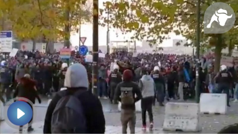 Decenas de inmigrantes detenidos por saquear establecimientos en Bruselas