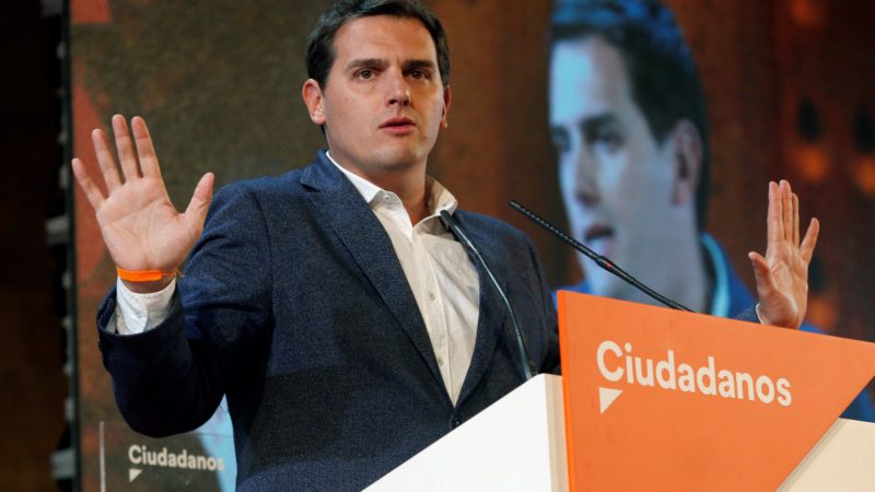 Ciudadanos se burla de Pedro Sánchez con su primer cartel electoral