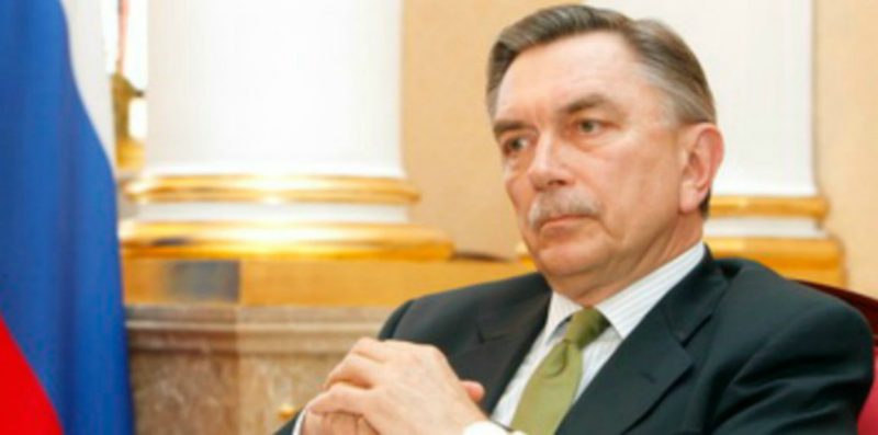 El embajador ruso en España, Yuri Korchagin, en una entrevista con La Gaceta | EFE