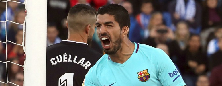 Luis Suárez rompe su sequía con un doblete en Butarque